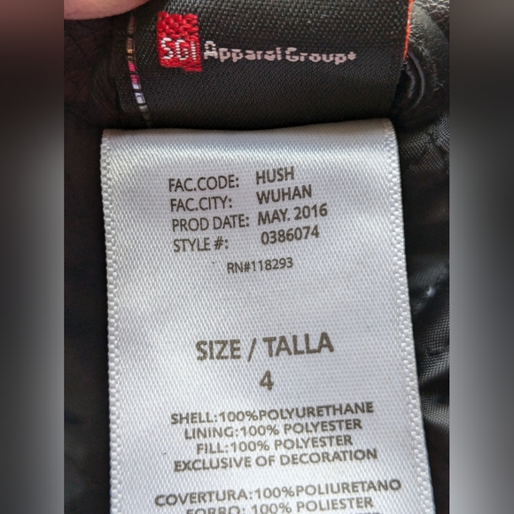 Harley Davidson Youth Jacket PU Size 4 Black Biker M-2 - Picture 16 of 16